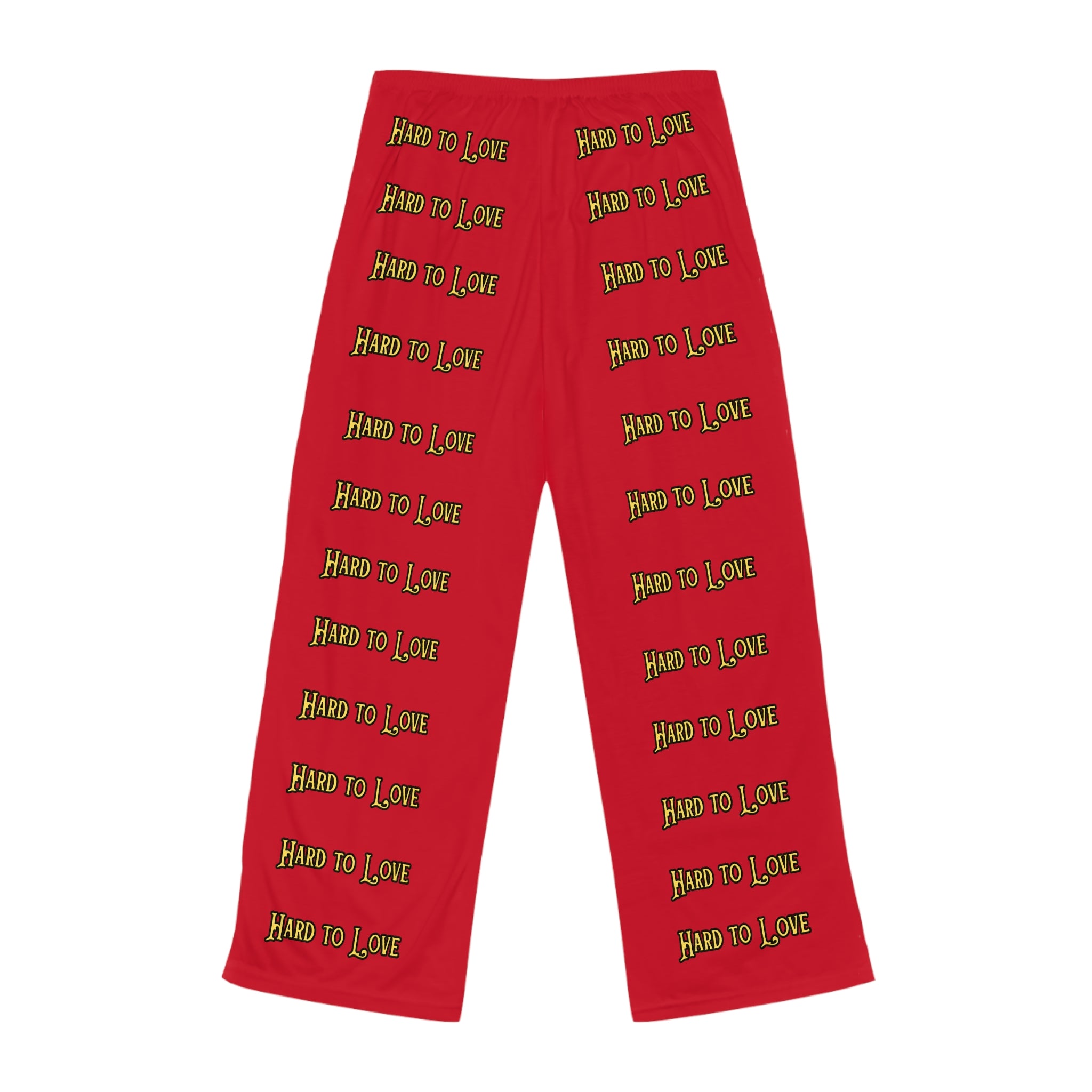 Women's Valentine's Pajama Pants - Hard To Love Logo - Mojo Brothers Band Style