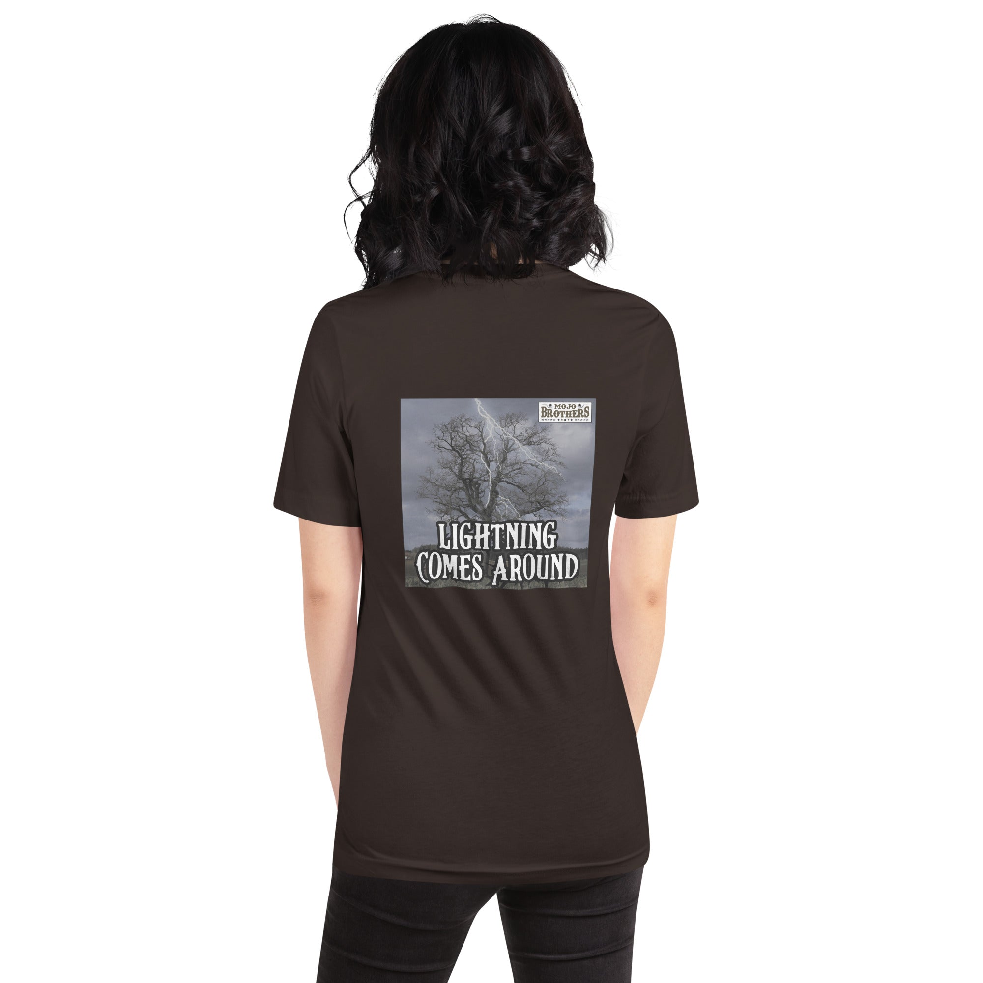 Lightning Comes Around Women t-shirt