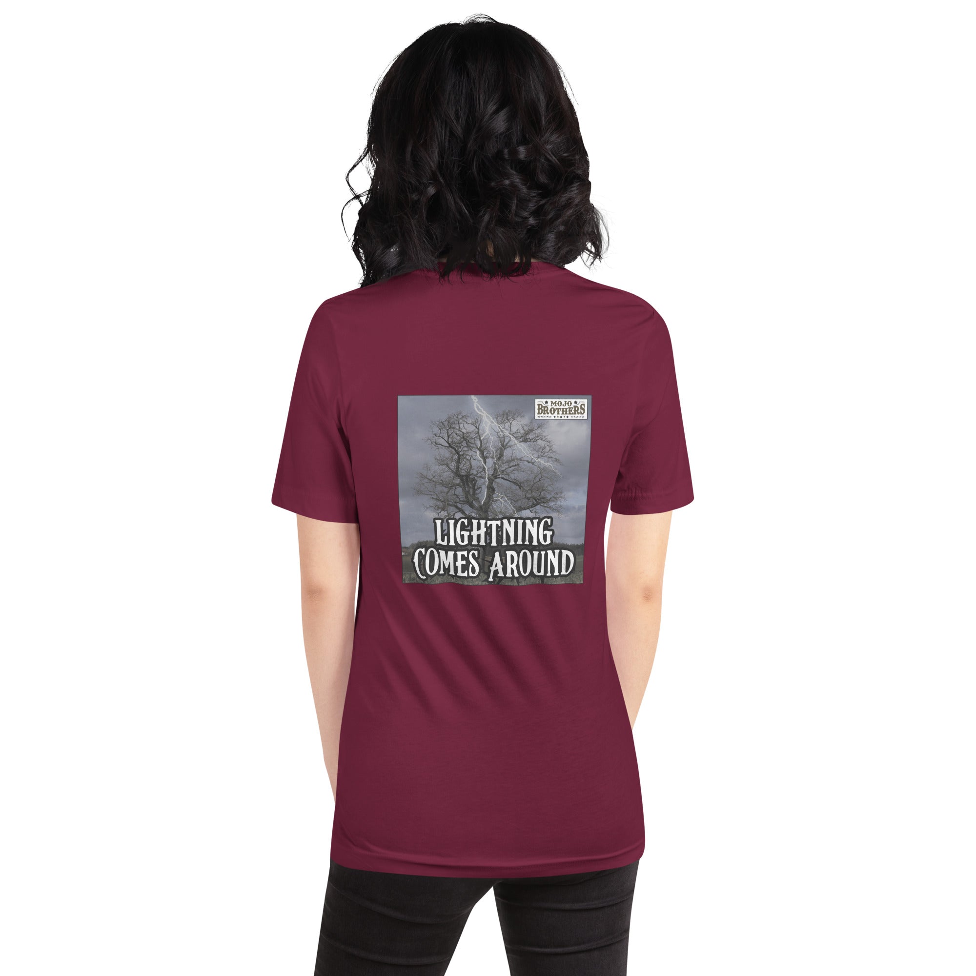 Lightning Comes Around Women t-shirt