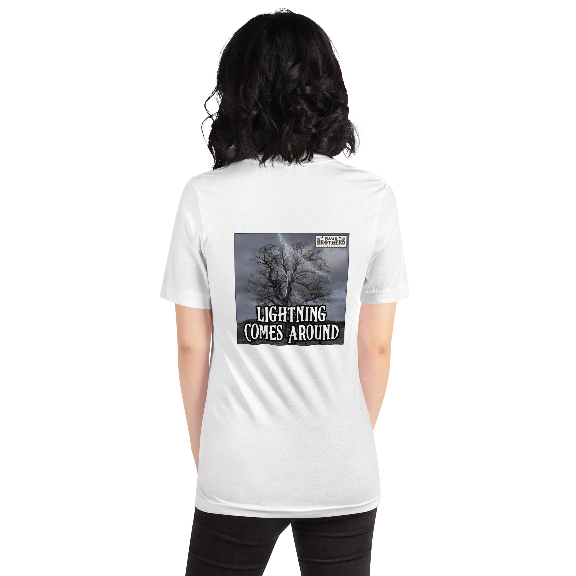 Lightning Comes Around Women t-shirt