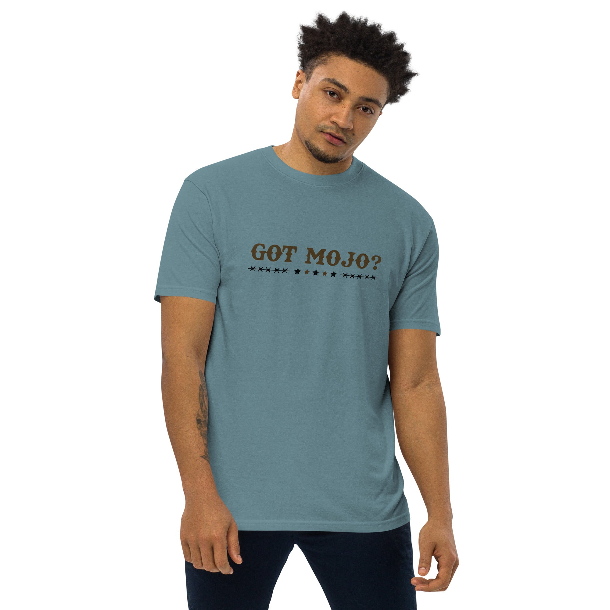 Mojo Brothers Men premium heavy weight tee