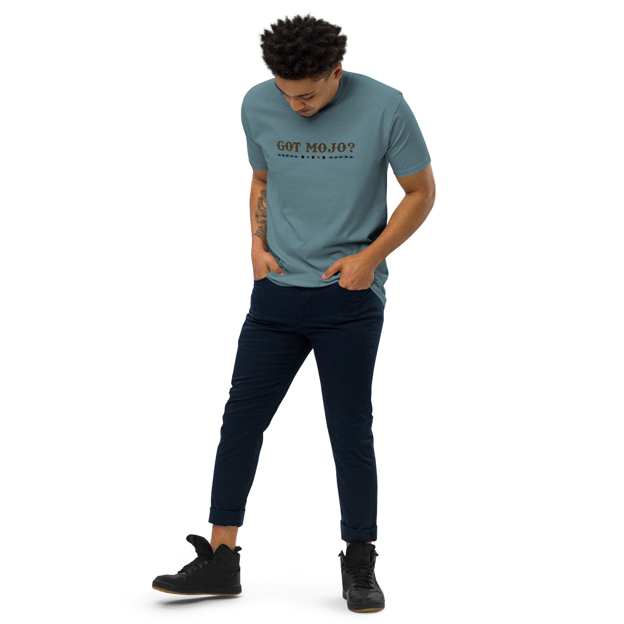 Mojo Brothers Men premium heavy weight tee