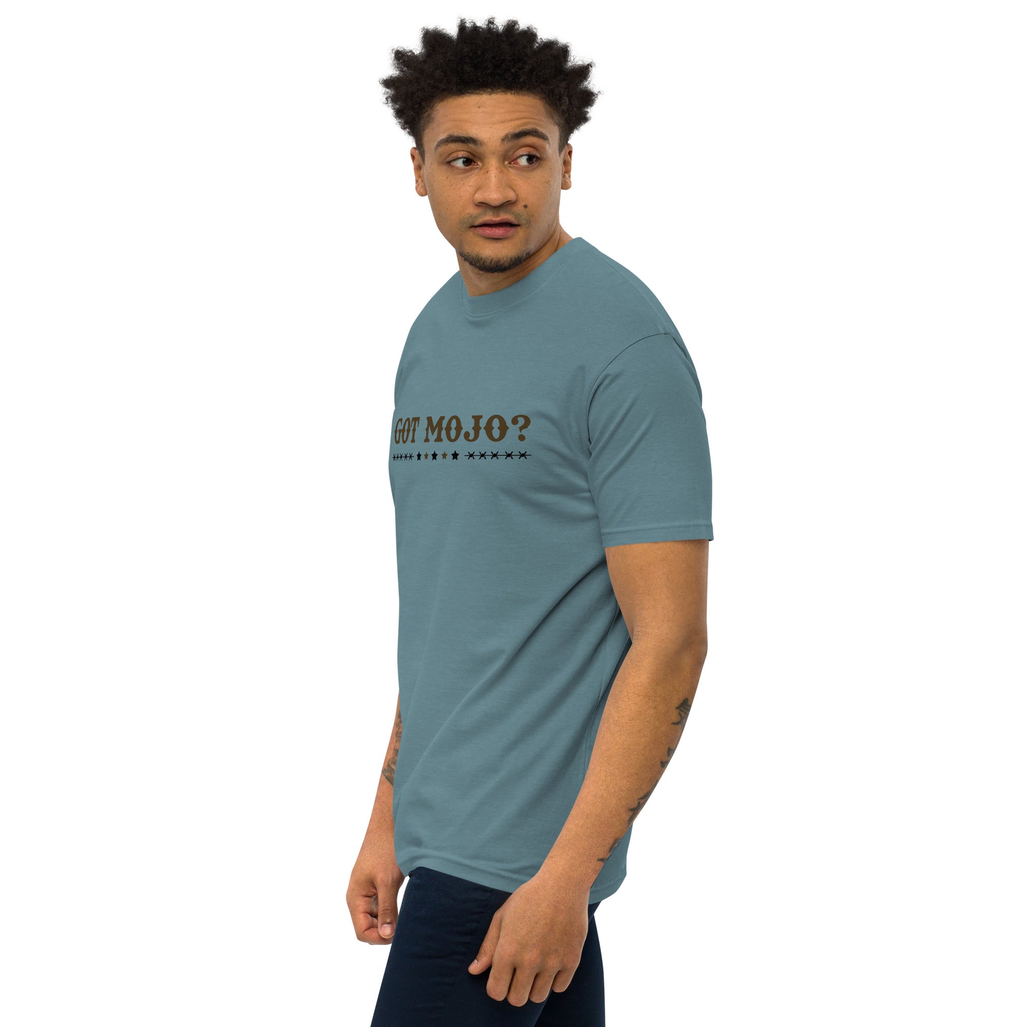 Mojo Brothers Men premium heavy weight tee