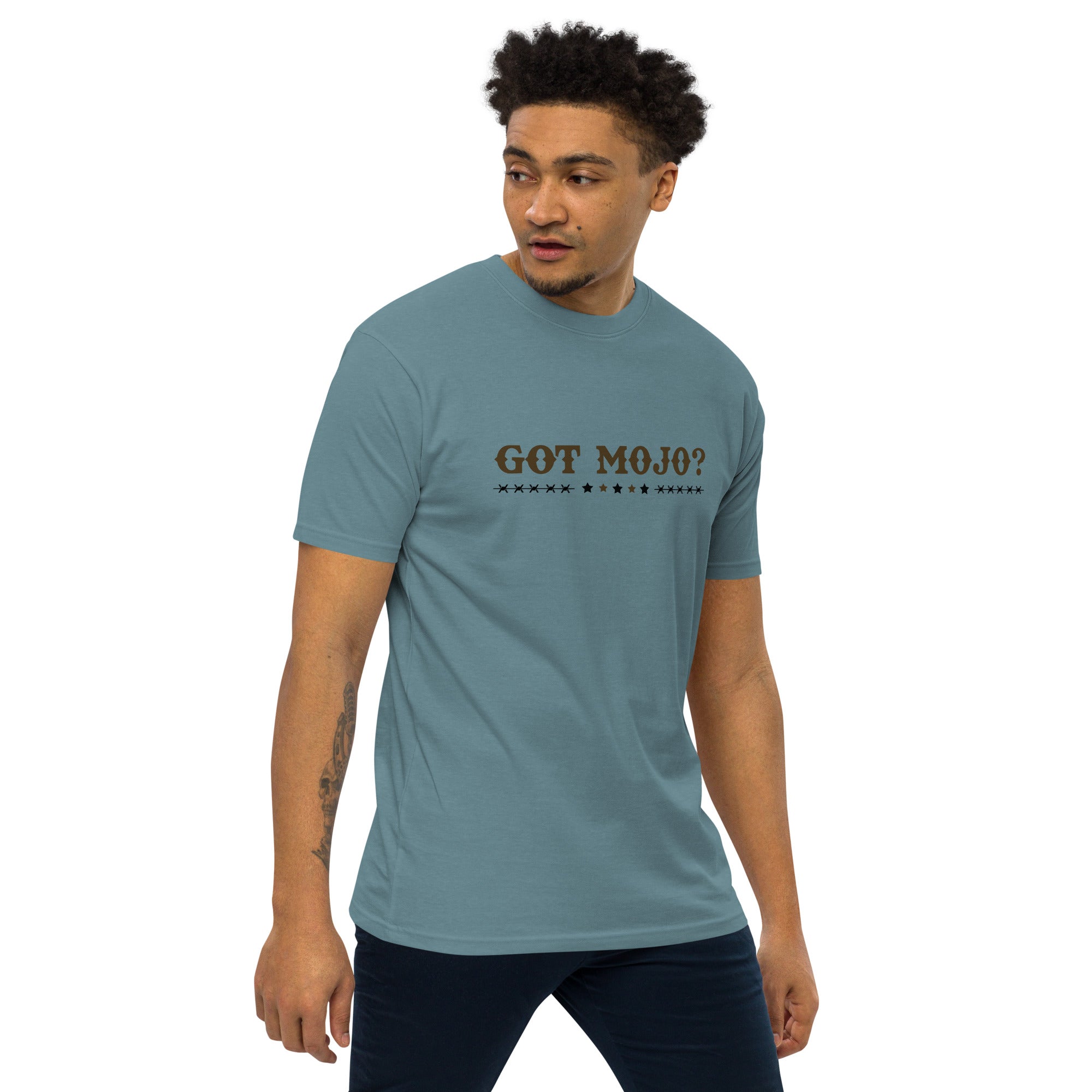 Mojo Brothers Men premium heavy weight tee