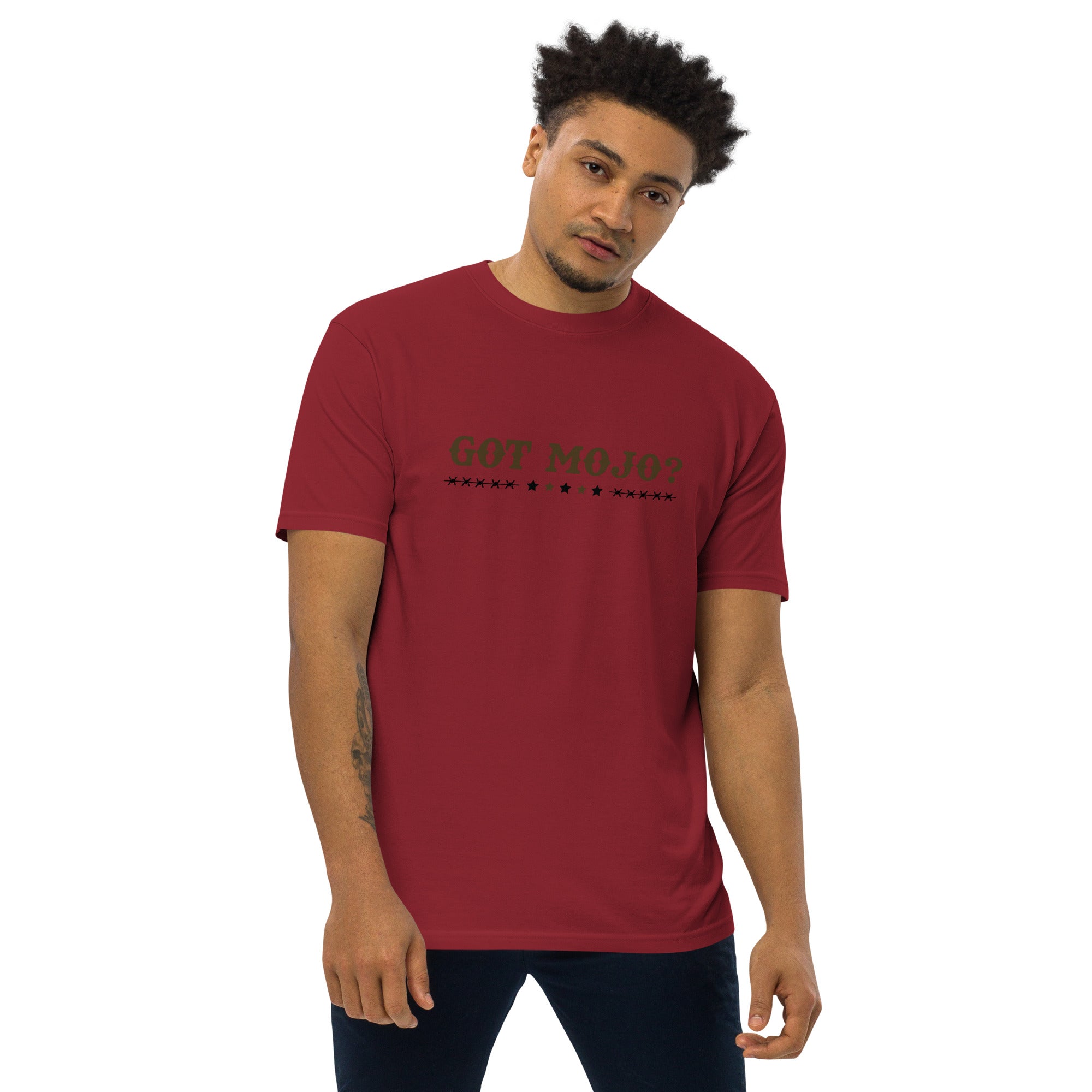 Mojo Brothers Men premium heavy weight tee