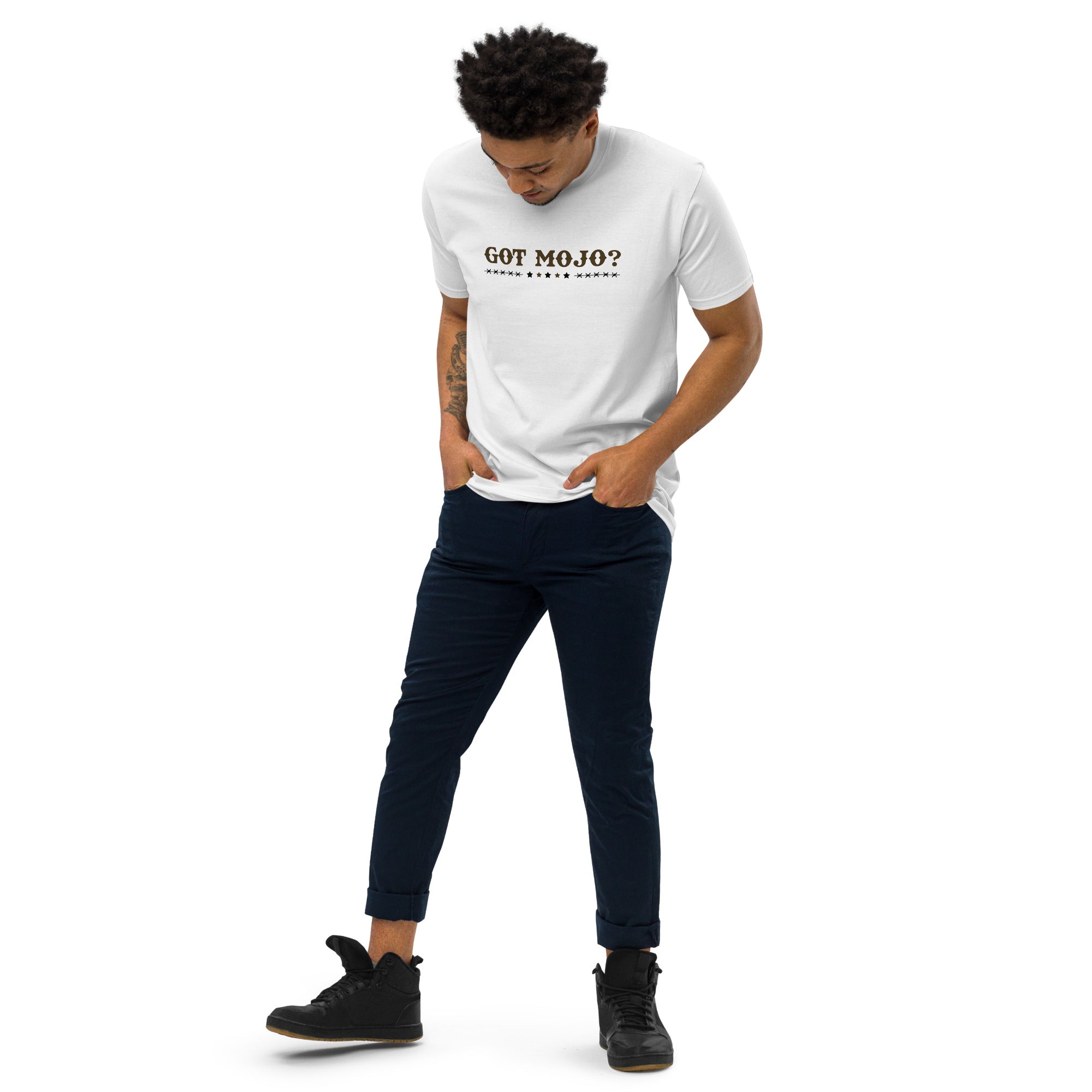 Mojo Brothers Men premium heavy weight tee